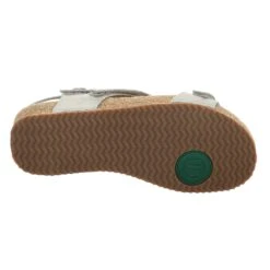 Josef Seibel Tonga 25 Cristal Silver Leather Asymmetrical Sandal -Walking On A Cloud jos78519 38657c