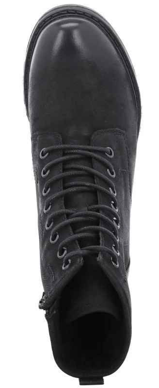 Josef Seibel Selena 06 Black Leather Lace-Up Ankle Boot 4 Josef Seibel Selena 06 Black Leather Lace-Up Ankle Boot - Image 2