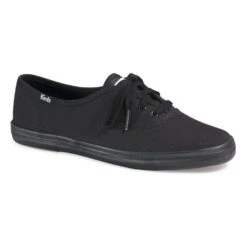 Keds Champion Black Lace-Up Canvas Sneaker 11 Keds Champion Black Lace-Up Canvas Sneaker -Walking On A Cloud kedchampion01 1