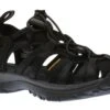 Keen Whisper Black Sports Sandal -Walking On A Cloud kee1018227