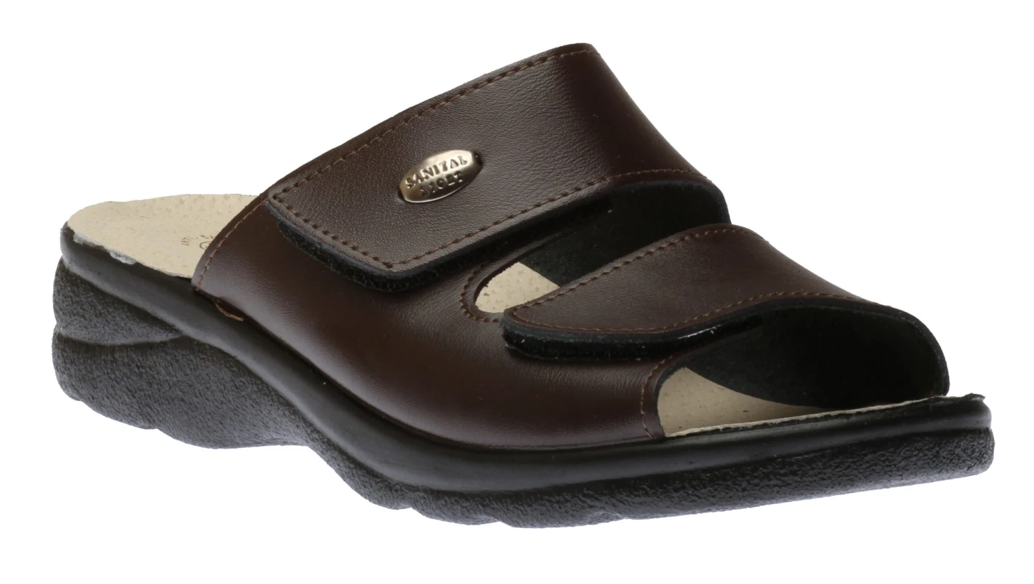 Mens Slide Brown Gel 4 Mens Slide Brown Gel - Image 2