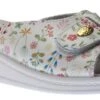 White Floral Slide Wedge Sandal 1 White Floral Slide Wedge Sandal -Walking On A Cloud lady4374f09