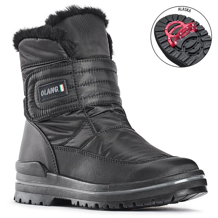Olang Luna Velcro Black Winter Boot 3 Olang Luna Velcro Black Winter Boot