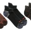 Merrell Repreve 3-Pack Low Cut Tab Socks Brick -Walking On A Cloud mea33525t304