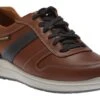 Mephisto Vito Chesnut Brown Navy Leather Lace-Up Sneaker 1 Mephisto Vito Chesnut Brown Navy Leather Lace-Up Sneaker -Walking On A Cloud mepvito02