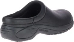 Merrell Encore Gust 2 Black Leather Wide Width Clog -Walking On A Cloud merencoreg201c 1