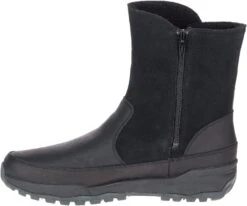 Merrell Icepack Guide Buckle Polar Black Waterproof Boot -Walking On A Cloud mericepackgm01a 2