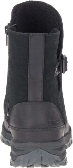 Merrell Icepack Guide Buckle Polar Black Waterproof Boot -Walking On A Cloud mericepackgm01b