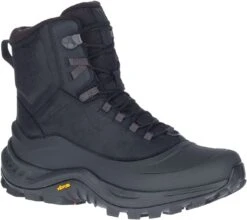 Merrell Thermo Overlook 2 Mid Waterproof Black Leather Wide Boot