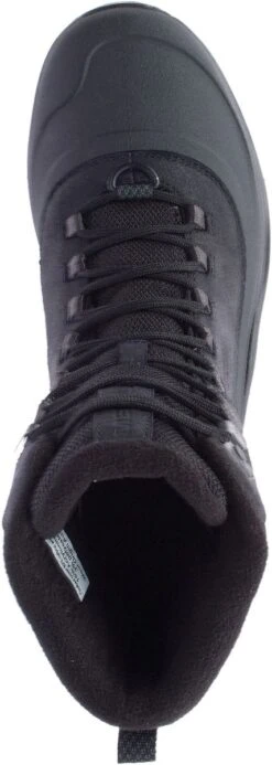 Merrell Thermo Overlook 2 Mid Waterproof Black Leather Wide Boot -Walking On A Cloud meroverlook201b 1