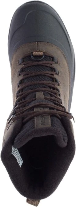 Merrell Thermo Overlook 2 Mid Waterproof Brown Leather Boot -Walking On A Cloud meroverlook202b 1