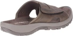 Merrell Sandspur 2 Earth Brown Leather Slide Sandal -Walking On A Cloud mersandspur2s07c 1