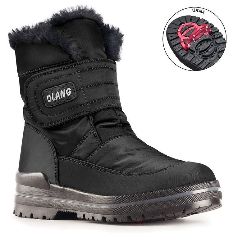 Olang Luna Velcro Black Winter Boot 6 Olang Luna Velcro Black Winter Boot - Image 4