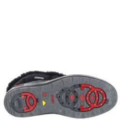 Snowcap 2 Black Winter Boot -Walking On A Cloud pajsnowcap201d