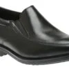 Rockport Essential Details Black Leather Waterproof Slip-On Dress Shoe