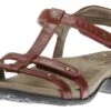 Trophy Red Leather T-Strap Sandal -Walking On A Cloud products12333 2014x1198 413149