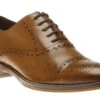 Conard Tan Leather Cap Toe Dress Oxford