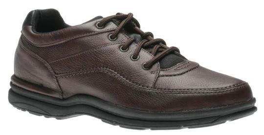 Rockport World Tour Classic Brown Leather Lace-Up Walking Shoe 3 Rockport World Tour Classic Brown Leather Lace-Up Walking Shoe