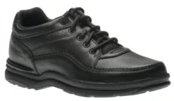 Rockport World Tour Classic Black Leather Lace-Up Walking Shoe