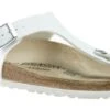 Birkenstock Gizeh Birko-Flor White Thong Sandal -Walking On A Cloud products546 540x251 546