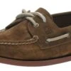 Sperry Men's Authentic Original Sahara Brown Leather Two Eye Boat Shoe