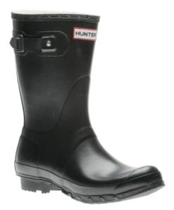 Hunter Women's Original Black Short Rain Boot
