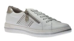 RELIFE R4042 White Silver Lace-Up Sneaker