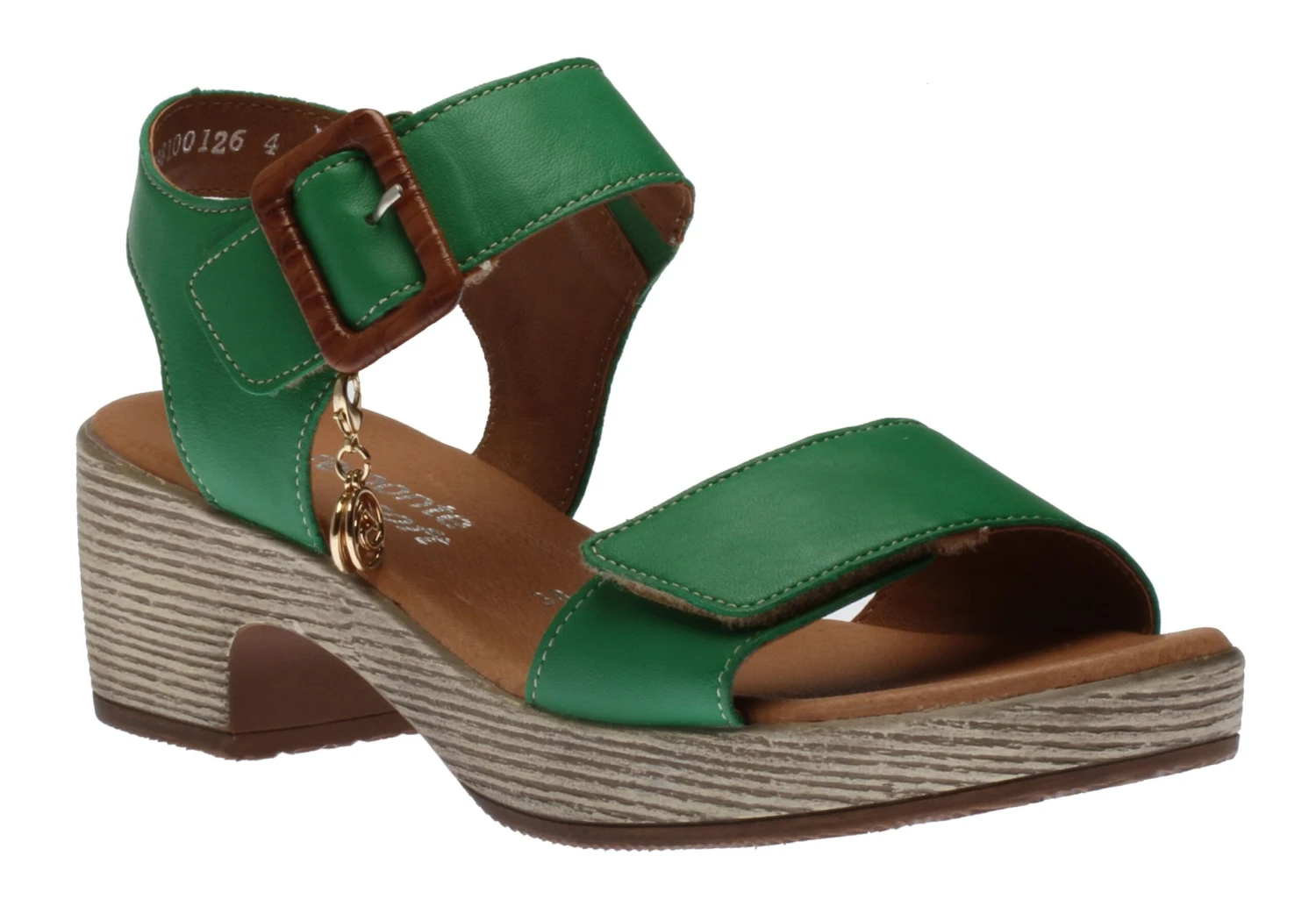 Remonte Lugano Sandal Green 3 Remonte Lugano Sandal Green