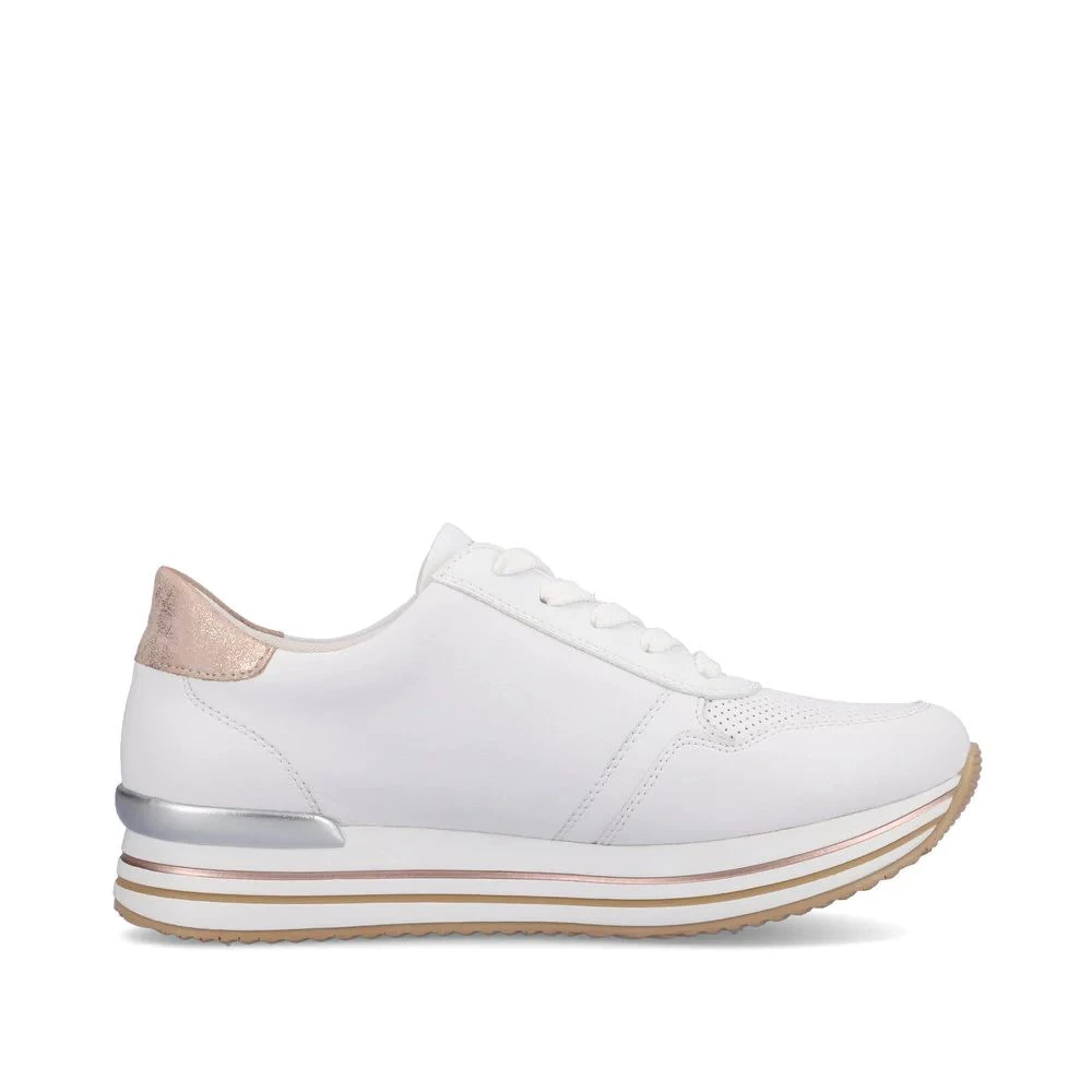 Remonte Rock Lace Zip White 4 Remonte Rock Lace Zip White - Image 2