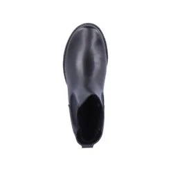 Remonte Odeon Black Leather Chelsea Boot -Walking On A Cloud remd437500d