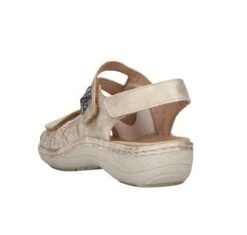 Remonte Alula Beige Warm Gold Slingback Sandal -Walking On A Cloud remd764794c