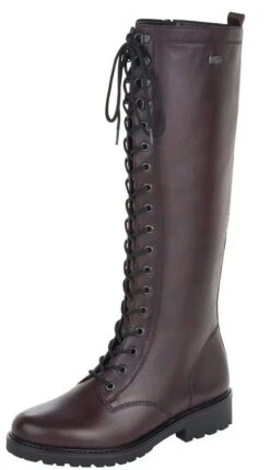 Remonte Cristallino Red Lace-Up Riding Boot