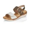 Remonte Soft White Green Sandal 1 Remonte Soft White Green Sandal -Walking On A Cloud remr685354