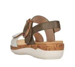 Remonte Soft White Green Sandal -Walking On A Cloud remr685354c