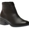 Remonte Odeon Black Leather Ankle Boot -Walking On A Cloud remr887000