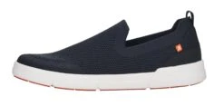 Knitup 173 Blue Mesh Slip-On Sneaker -Walking On A Cloud rev0710614b