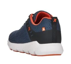 Sportec13 Blue Orange Lace-Up Walking Shoe -Walking On A Cloud rev0780614c