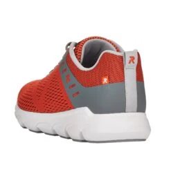 Sportec13 Orange Grey Lace-Up Walking Shoe -Walking On A Cloud rev0780638c
