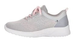 Knitup169 Grey Lace-Up Walking Shoe -Walking On A Cloud rev4070240b