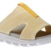 Knitup181 Pastel Yellow Slide Sandal