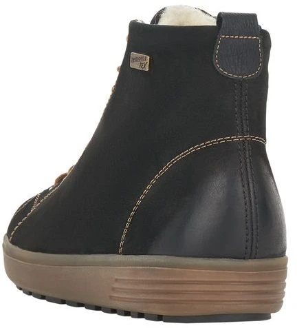 Remonte Columbo Black Leather Lace-Up Winter Boot 7 Remonte Columbo Black Leather Lace-Up Winter Boot - Image 5