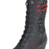 Remonte Ottawa Black Red Mid-Calf Boot