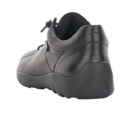 Remonte Cristallino Black Leather Sneaker -Walking On A Cloud rier351502c