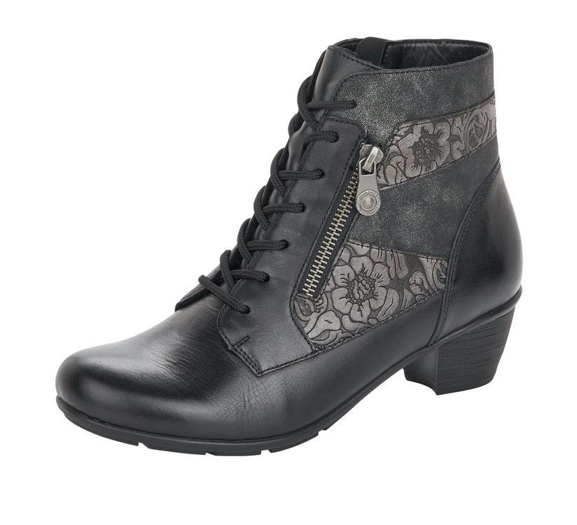 Remonte Cristallino Black Ankle Boot 4 Remonte Cristallino Black Ankle Boot - Image 2