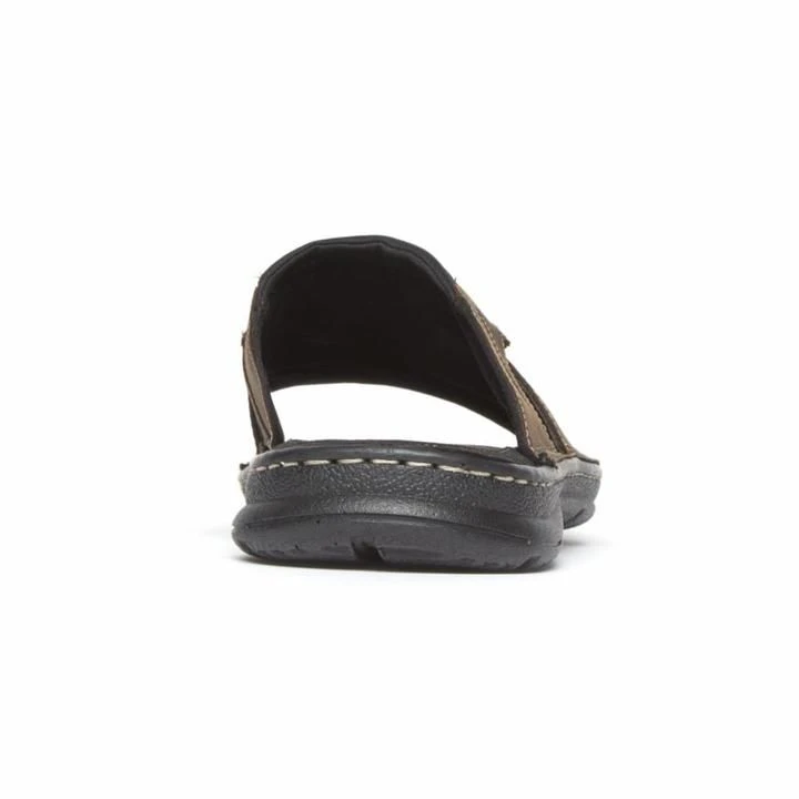 Rockport Darwyn Brown Leather Slide Sandal 6 Rockport Darwyn Brown Leather Slide Sandal - Image 4