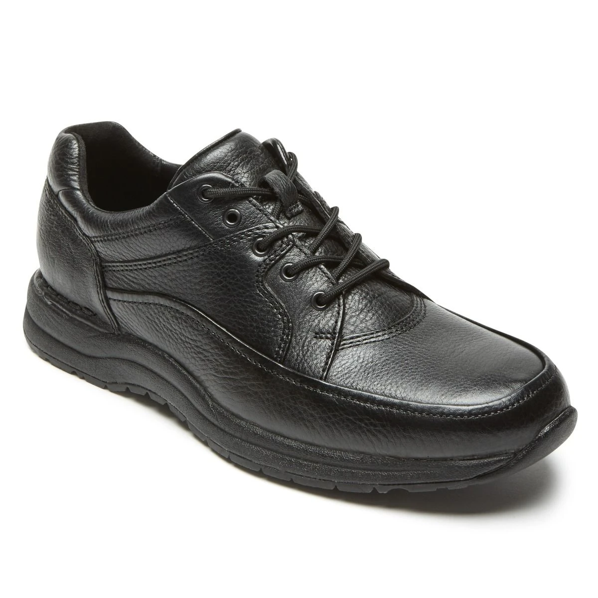 Rockport Edge Hill Black Leather Lace-Up Walking Shoe 3 Rockport Edge Hill Black Leather Lace-Up Walking Shoe