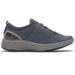 Rockport Fresh Explore Navy Blue Waterproof Lace-Up Sneaker 8 Rockport Fresh Explore Navy Blue Waterproof Lace-Up Sneaker -Walking On A Cloud rocfreshet23a