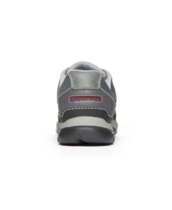 Rockport Get Your Kicks Grey Leather Wide Width Mudguard Blucher Sneaker 9 Rockport Get Your Kicks Grey Leather Wide Width Mudguard Blucher Sneaker -Walking On A Cloud rocgyk05a