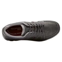 Rockport Get Your Kicks Grey Leather Wide Width Mudguard Blucher Sneaker 8 Rockport Get Your Kicks Grey Leather Wide Width Mudguard Blucher Sneaker -Walking On A Cloud rocgyk05c