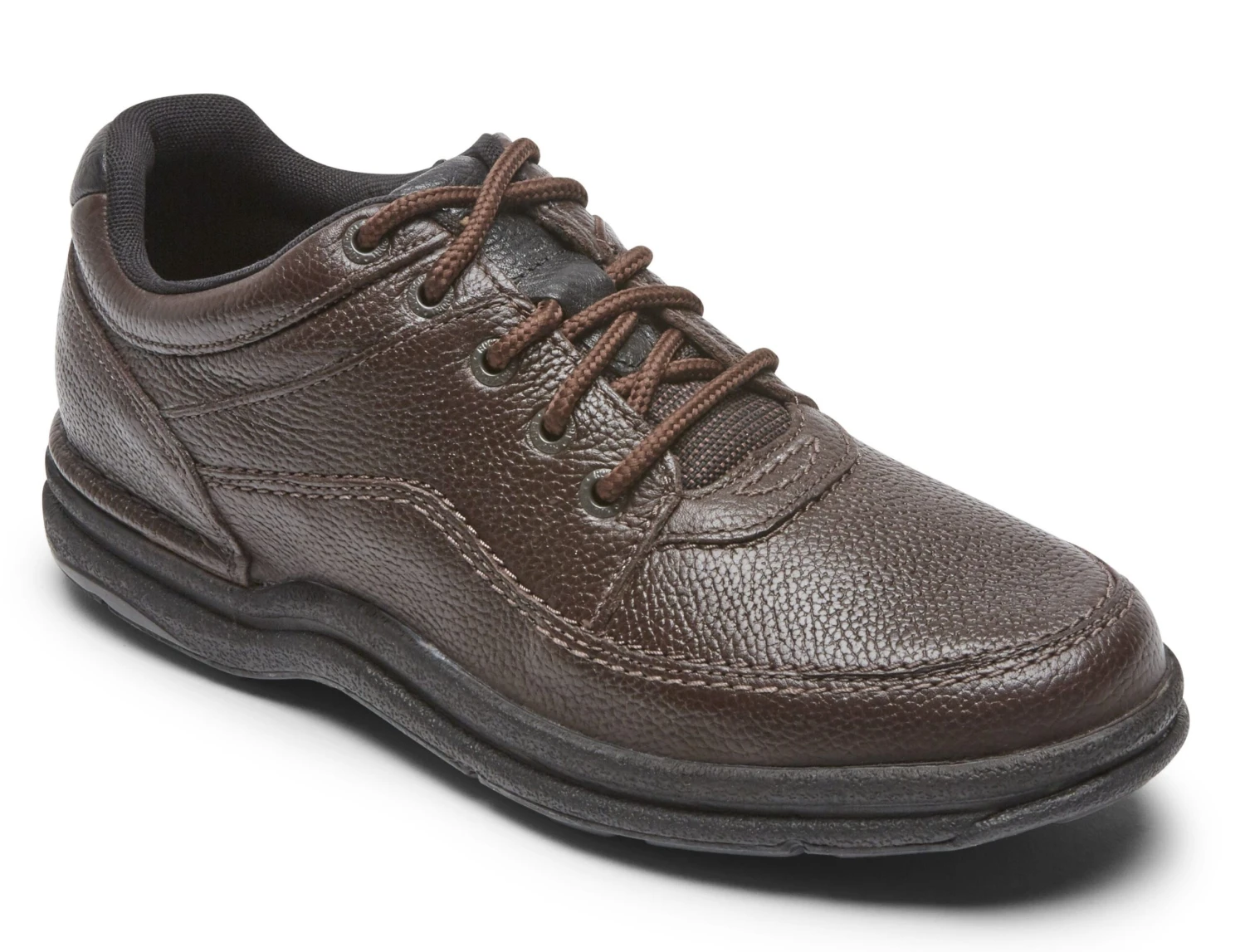 Rockport World Tour Classic Brown Leather Lace-Up Walking Shoe 4 Rockport World Tour Classic Brown Leather Lace-Up Walking Shoe - Image 2